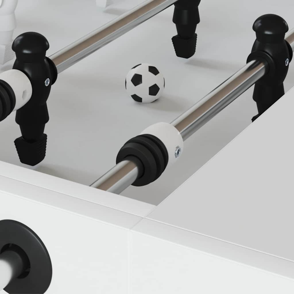 vidaXL Voetbaltafel Bumpers 3 x 3 x 2 cm Stang 16 pcs Zwart