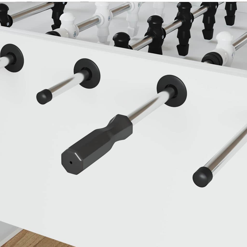 vidaXL Voetbal Tafel Handvatten 10 pcs Zwart 3,1 x 3,1 x 17,8 cm