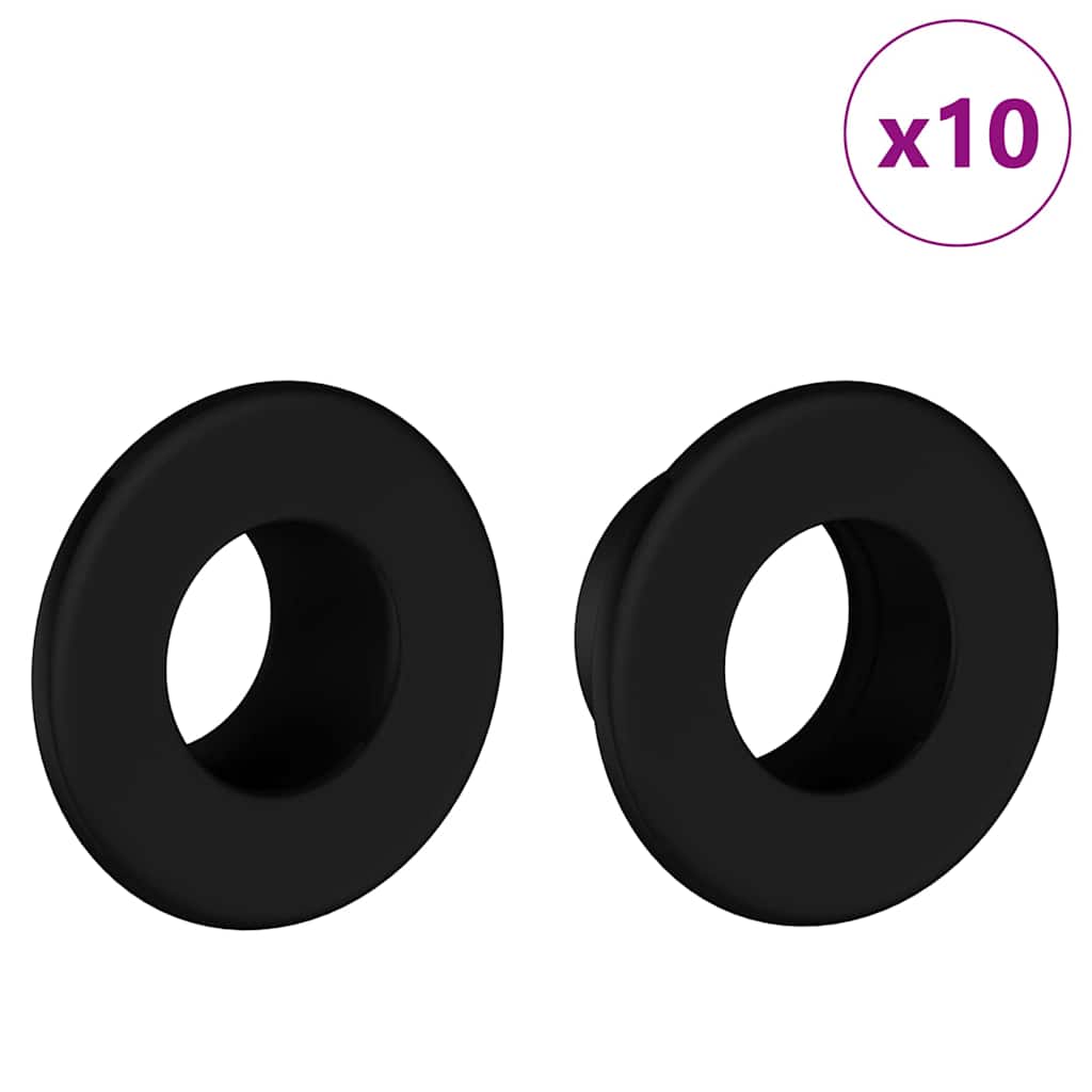 vidaXL Voetbal Tafel Stoppers 10 pcs Wit 3 x 3 x 2 cm HIPS