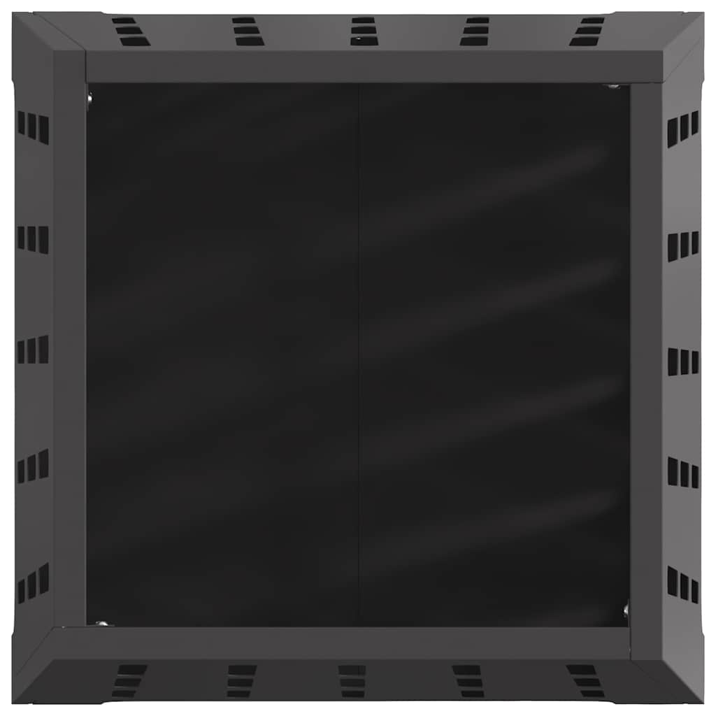 vidaXL Vierkante Vuurkorf Zwart 50x50x70 cm Staal