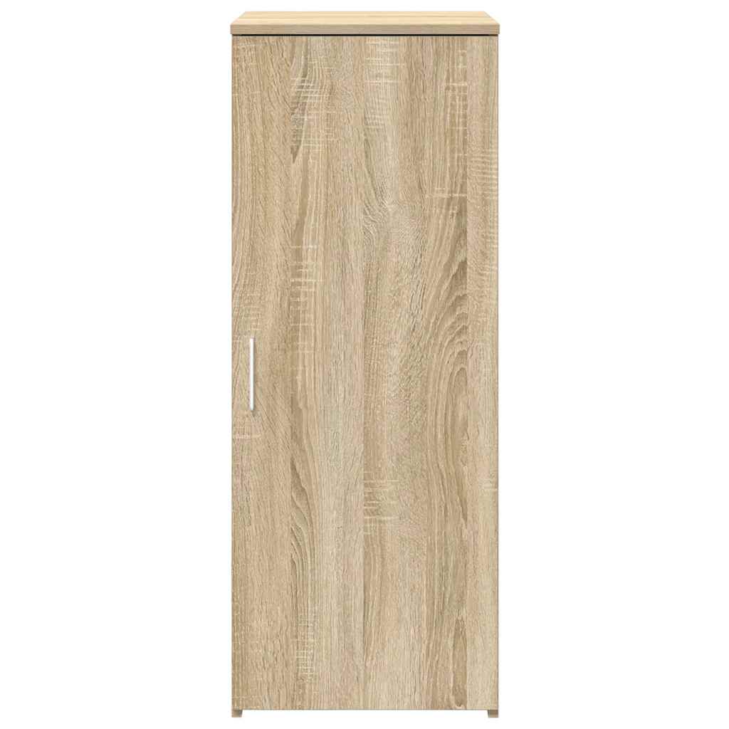 vidaXL Opbergkast 40x45x103,5 cm bewerkt hout grijs sonoma eikenkleur - Aashly