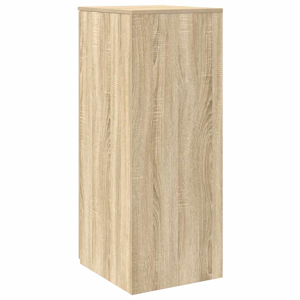 vidaXL Opbergkast 40x45x103,5 cm bewerkt hout grijs sonoma eikenkleur - Aashly