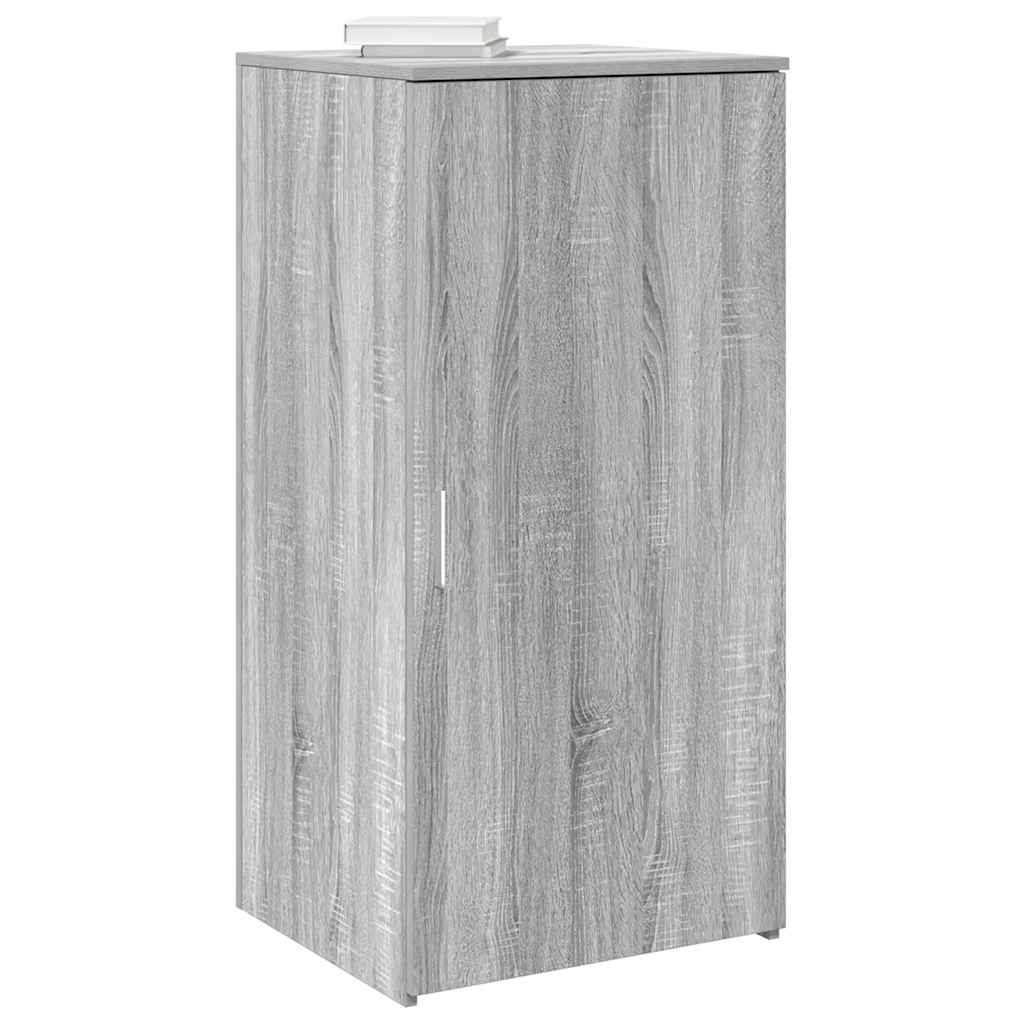 vidaXL Opbergkast 40x45x103,5 cm bewerkt hout grijs sonoma eikenkleur - Aashly
