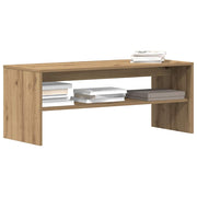 vidaXL Tv-meubel 100x40x40 cm bewerkt hout gerookt eikenkleurig