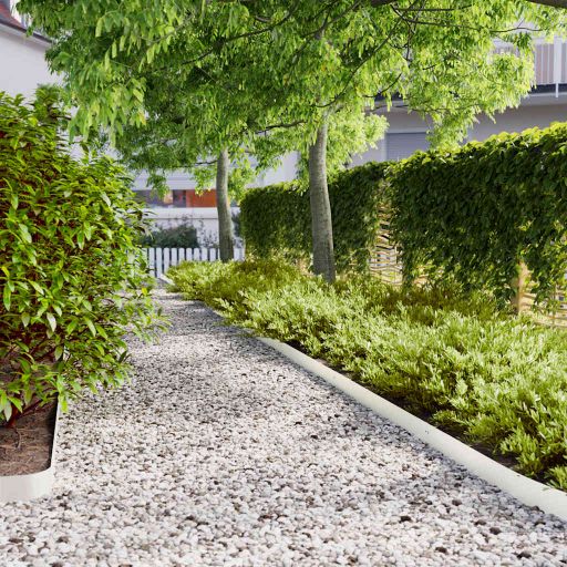 vidaXL Graskanten 20 st 25x103 cm flexibel weervast staal - Aashly