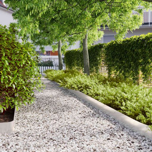 vidaXL Graskanten 20 st 25x103 cm flexibel weervast staal - Aashly