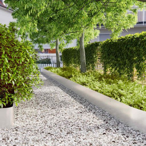 vidaXL Graskanten 20 st 25x103 cm flexibel weervast staal - Aashly