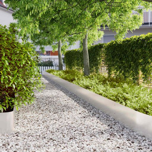 vidaXL Graskanten 20 st 25x103 cm flexibel weervast staal - Aashly