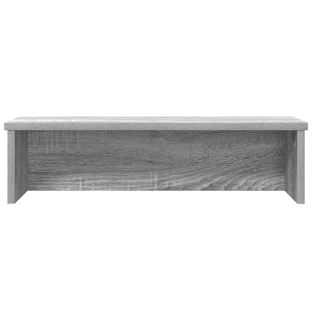 vidaXL Keukenrek stapelbaar 50x15x16 cm bewerkt hout betongrijs - Aashly