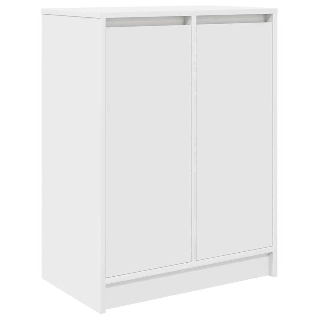 vidaXL Schoenenkast 57x34x76 cm bewerkt hout wit