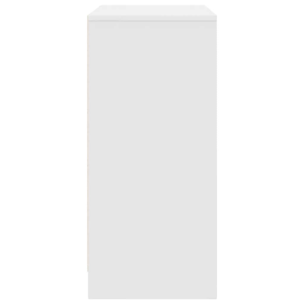 vidaXL Schoenenkast 57x34x76 cm bewerkt hout wit