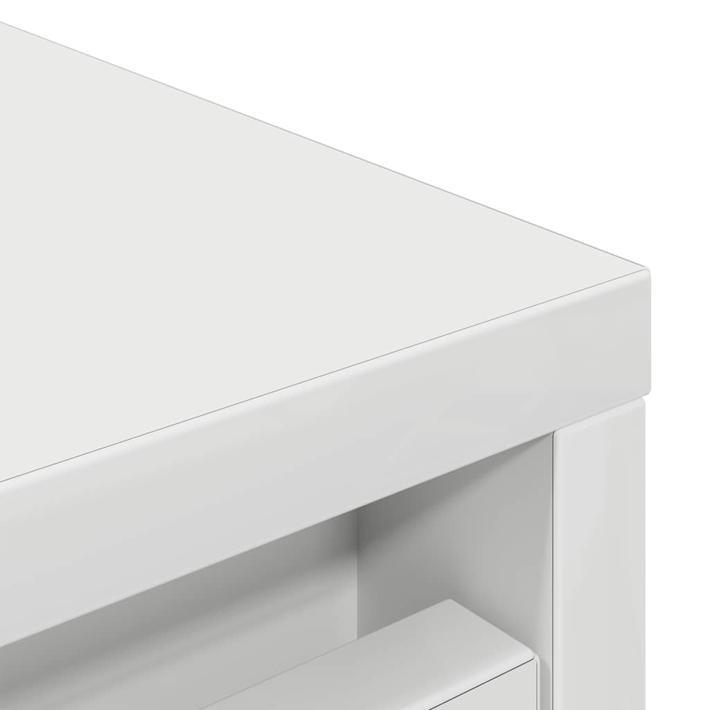 vidaXL Schoenenkast 57x34x76 cm bewerkt hout wit