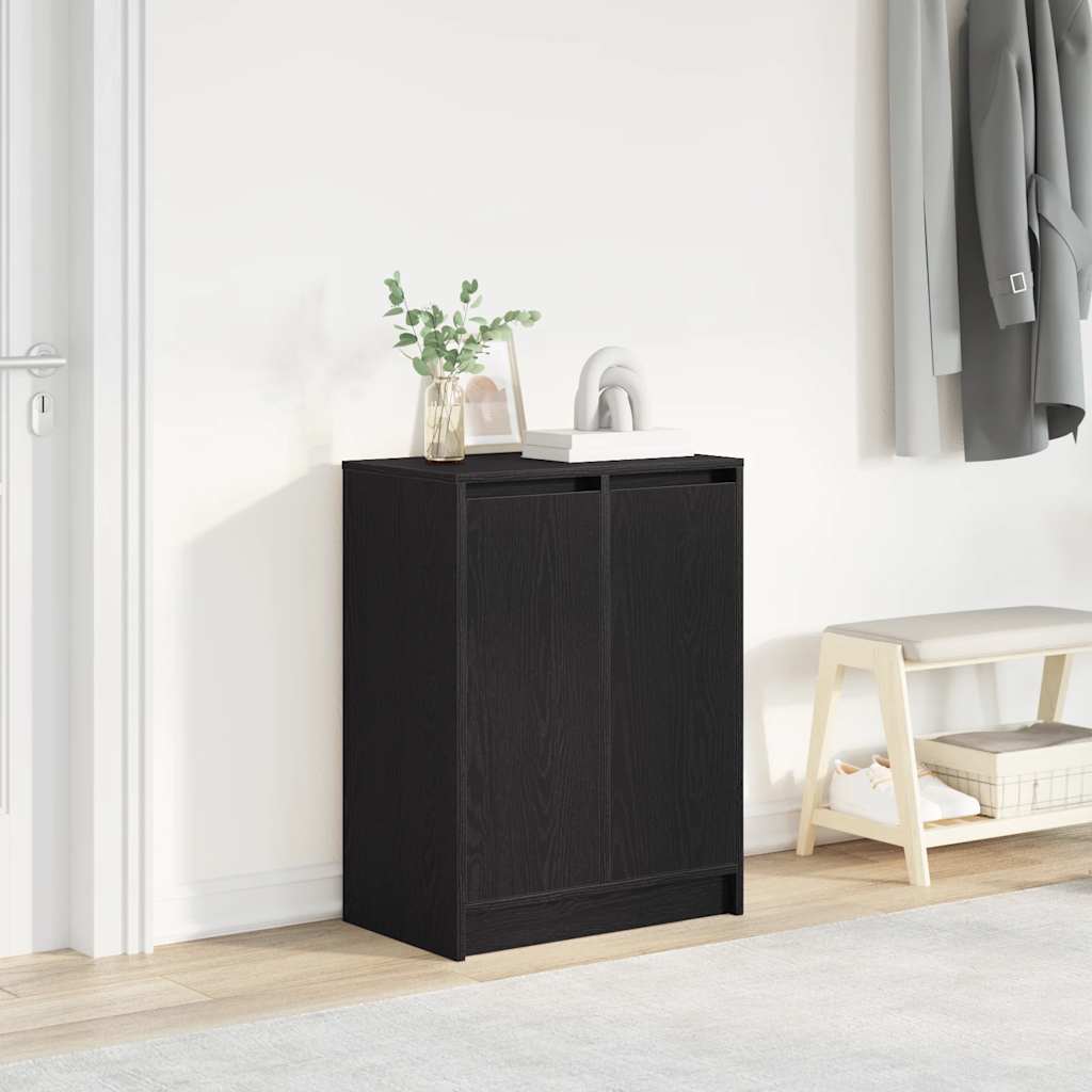 vidaXL Schoenenkast 57x34x76 cm bewerkt hout wit