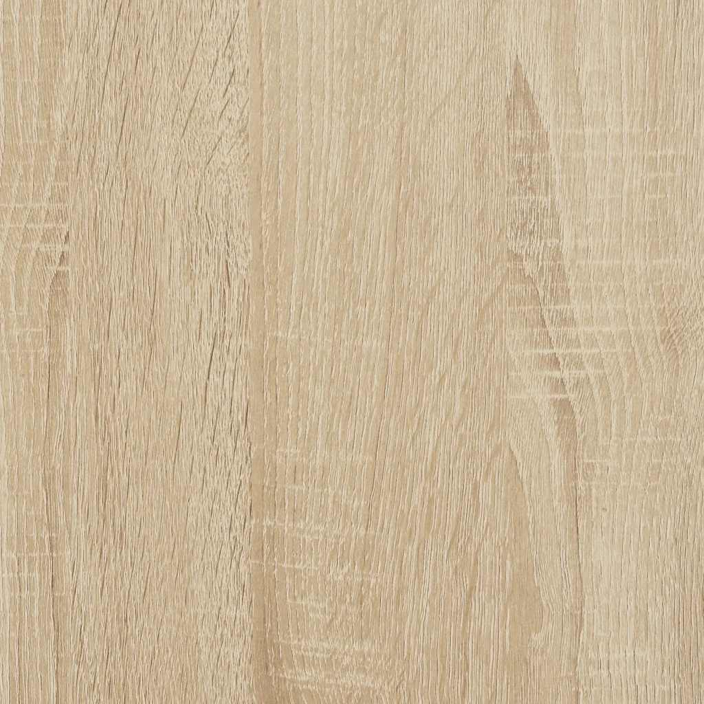 vidaXL Badkamerwandkast met spiegel 60x21x60 cm zwart eikenkleurig