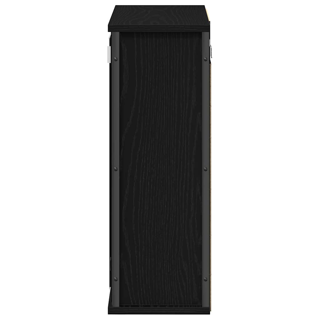 vidaXL Badkamerwandkast met spiegel 50x21x60 cm eikenkleurig
