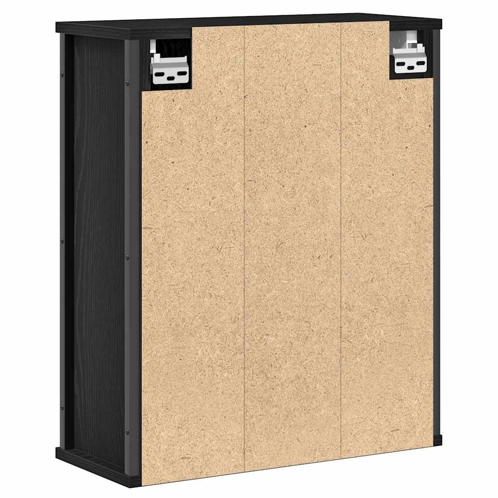 vidaXL Badkamerwandkast met spiegel 50x21x60 cm eikenkleurig
