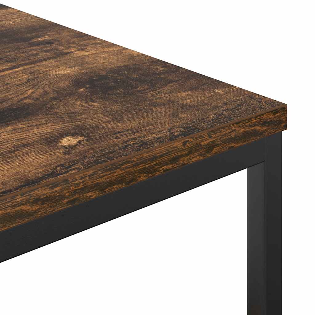vidaXL Badkamermeubel met planken 36x35x165 cm zwart eikenkleurig