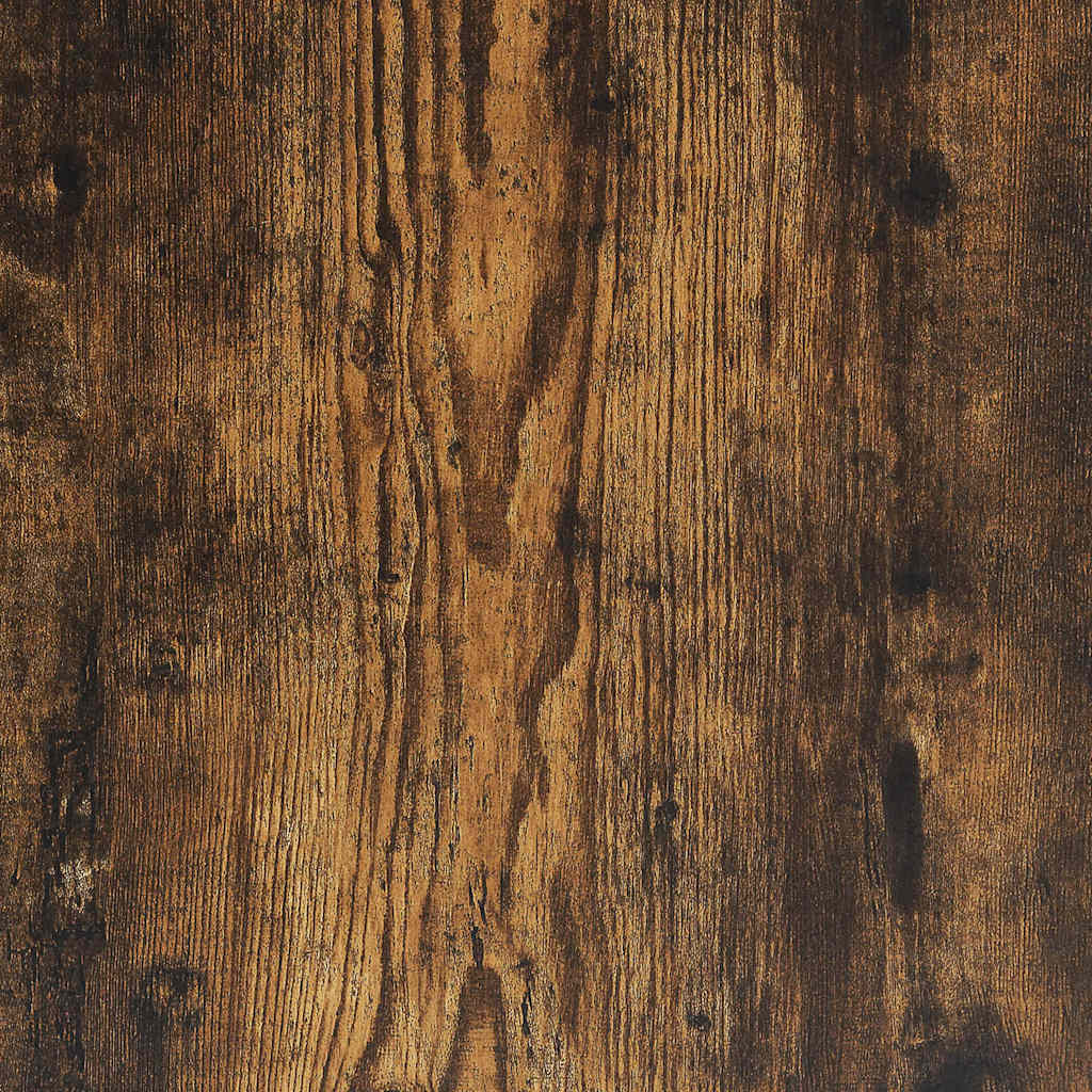 vidaXL Badkamermeubel met planken 36x35x165 cm zwart eikenkleurig