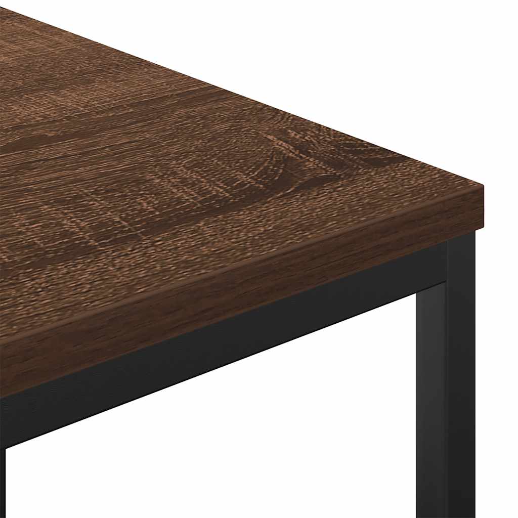 vidaXL Badkamermeubel met planken 36x35x95 cm zwart eikenkleurig