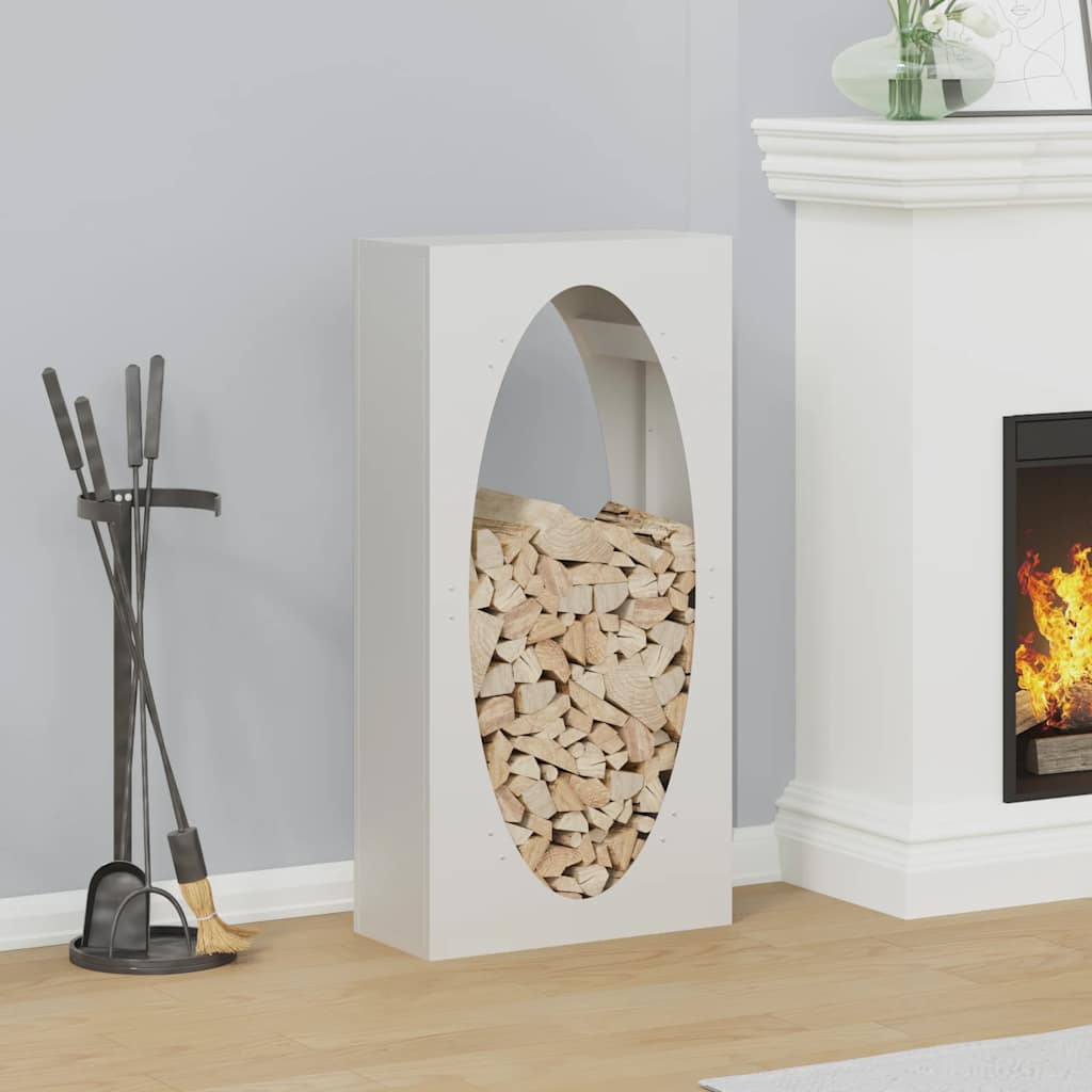 vidaXL Brandhoutrek 50x23x100 cm roestvrij staal - Aashly