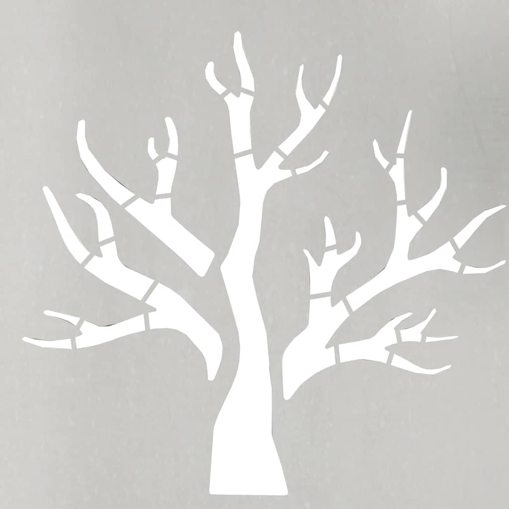 vidaXL Brandhoutrek 40x40x40 cm koudgewalst staal zwart