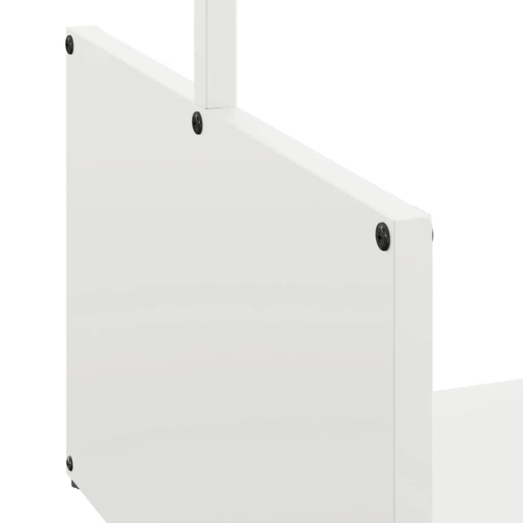 vidaXL Brandhoutrek 40x40x40 cm koudgewalst staal olijfgroen - Aashly