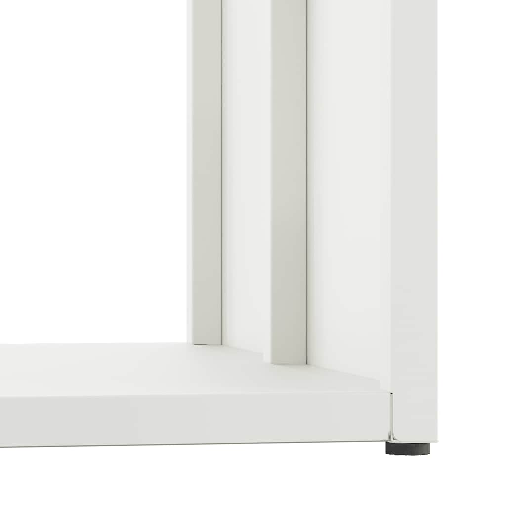 vidaXL Brandhoutrek 40x40x40 cm koudgewalst staal olijfgroen - Aashly