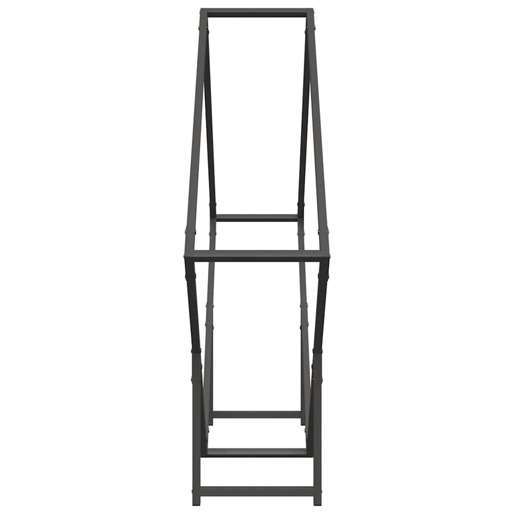 vidaXL Brandhoutrek 50x25x50 cm koudgewalst staal wit - Aashly