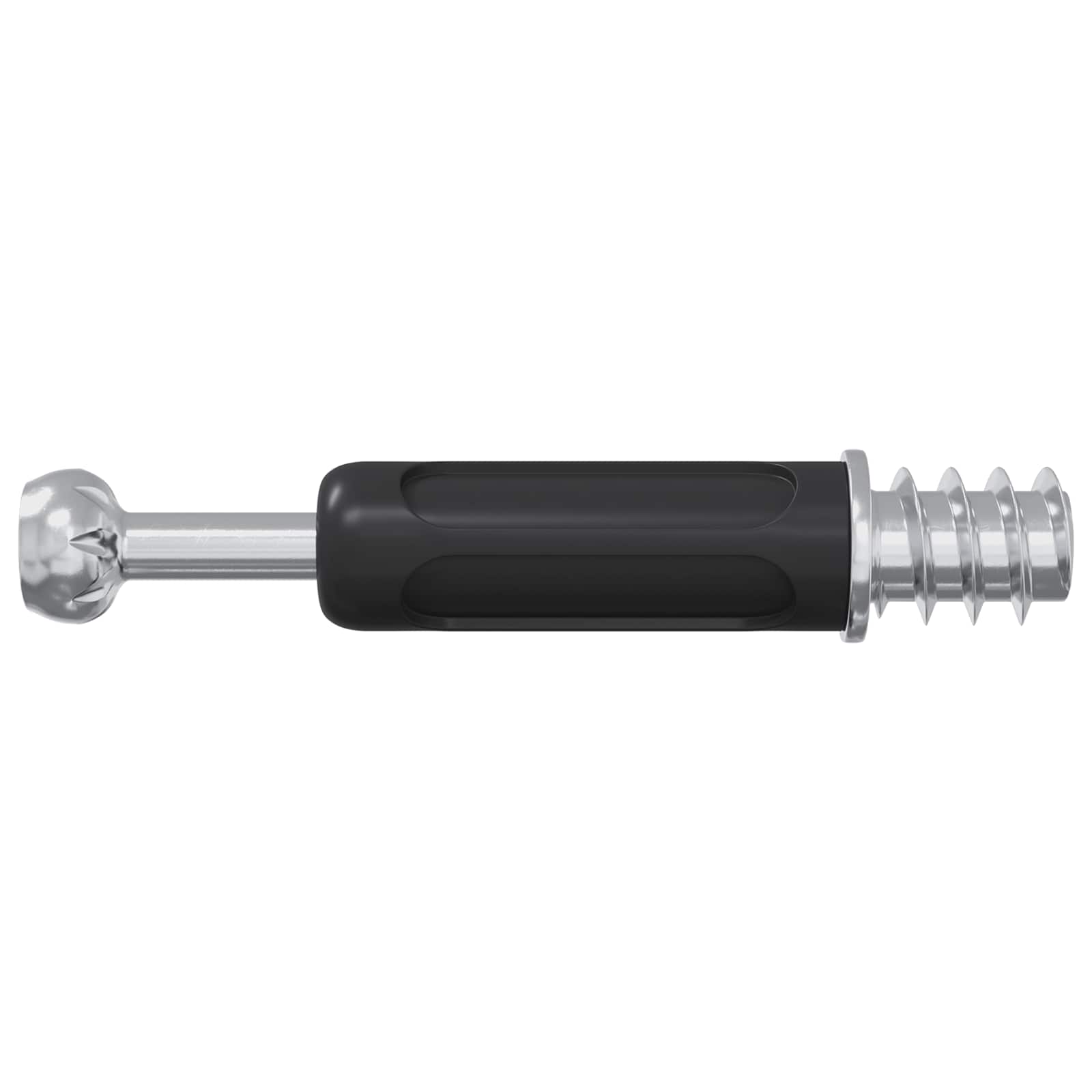 vidaXL Cam Lock Bout 2 pcs Zilver en Zwart M6 x 40 mm