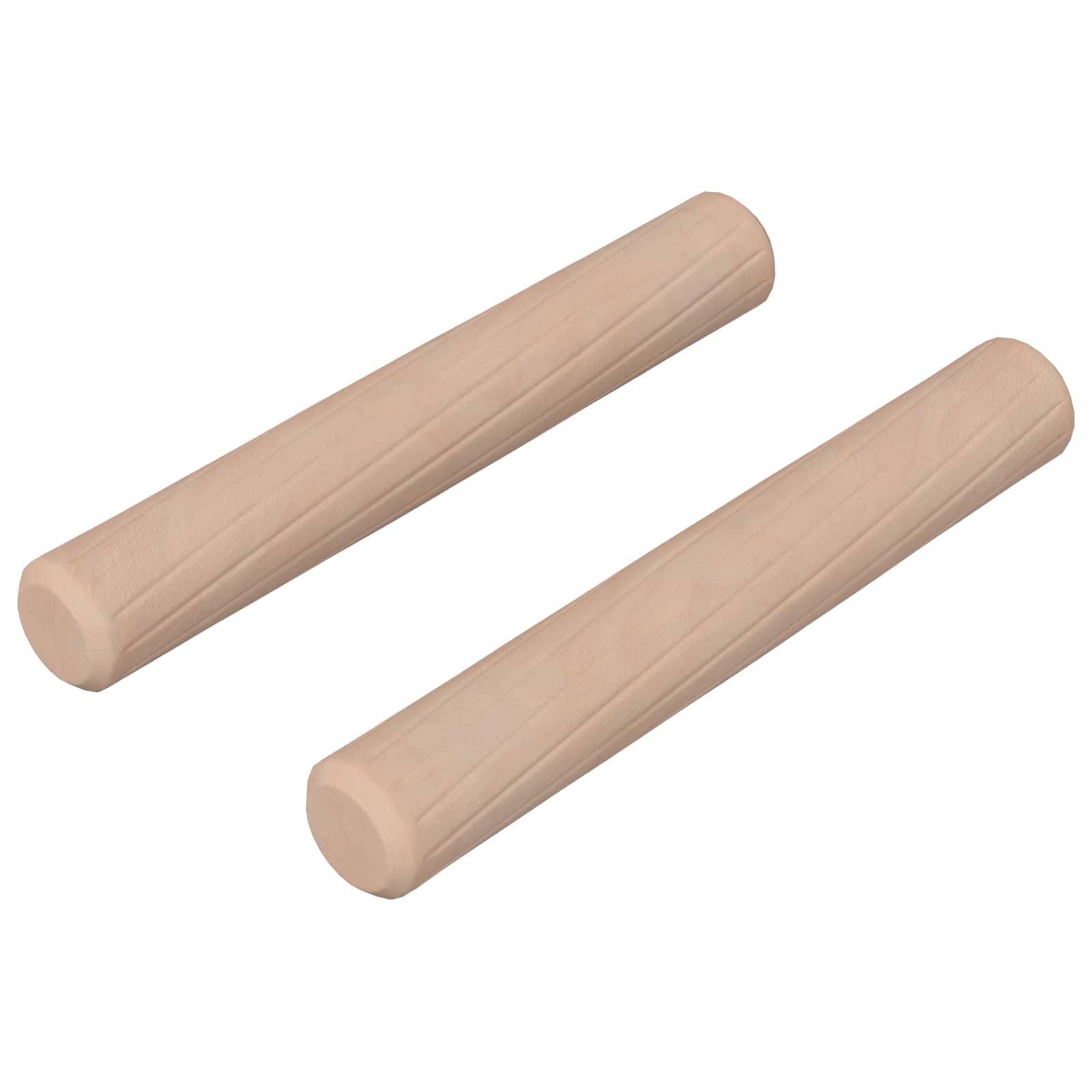 vidaXL Houten Dowels 2 pcs Naturel Ø 6 x 40 mm Massief Hout