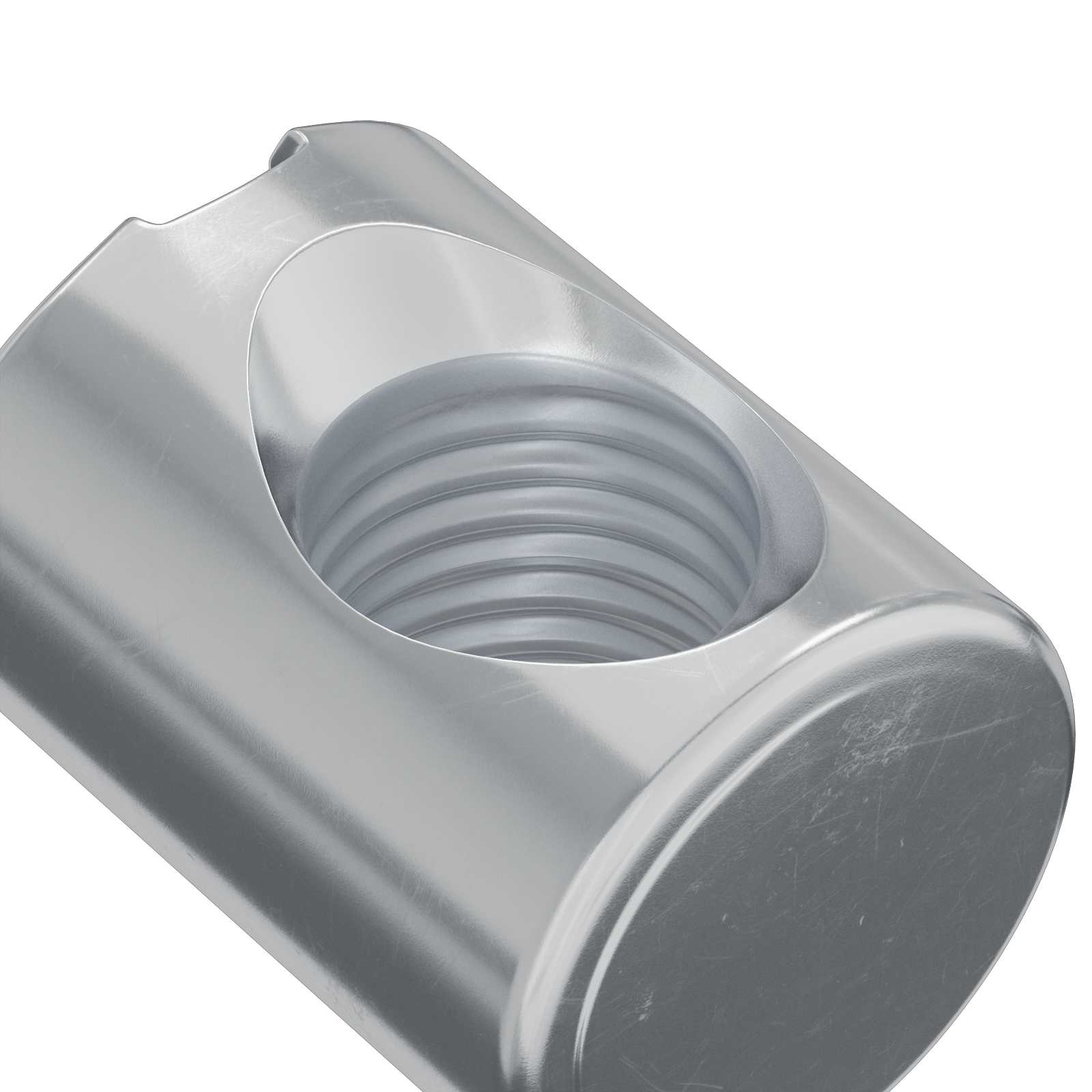 vidaXL Barrelmoeren 2 pcs Zilver M6 x 13 mm (Draad Diameter x H)