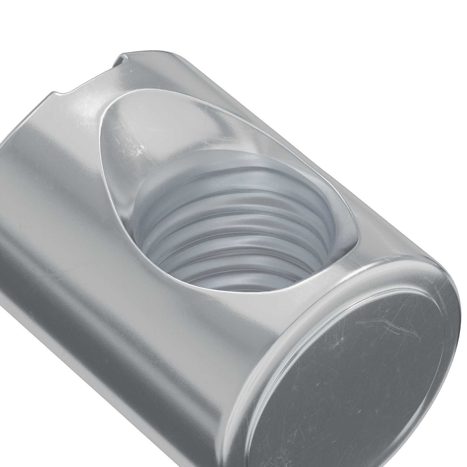 vidaXL Meubel barrelmoer 2 pcs Verzinkt M6 x 13 mm IJzer