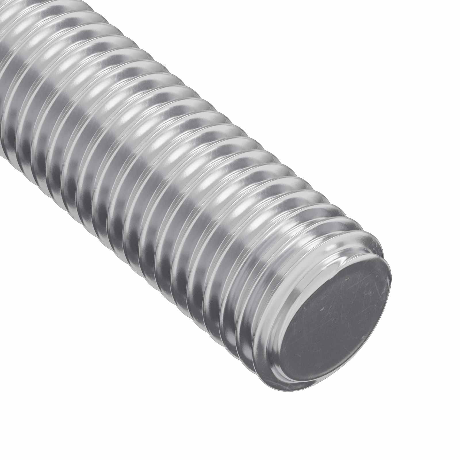vidaXL Schroefdraadstangen 2 pcs Zilver