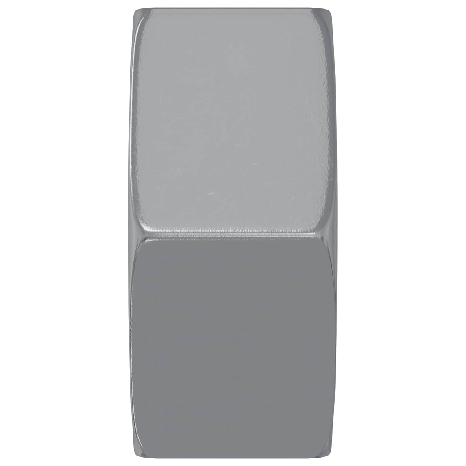 vidaXL Zeshoekige Moer Effen 2 pcs Zilver M6 IJzer