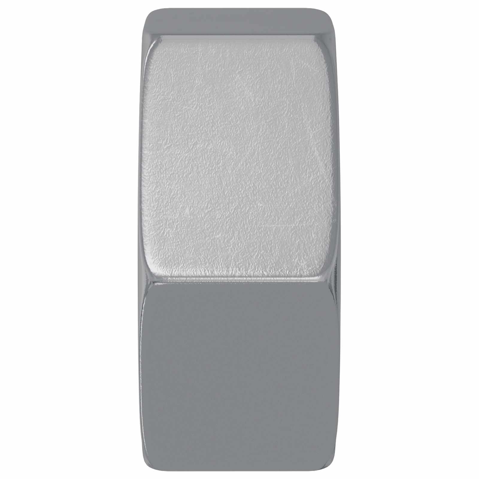vidaXL Zeshoekige Moer Effen 2 pcs Zilver M6 IJzer