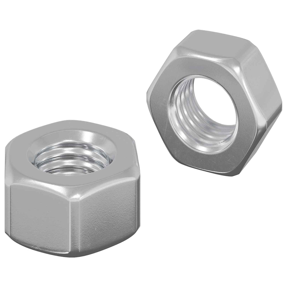 vidaXL Eikelnuts 2 pcs Zilver M8 x 10 mm Staal