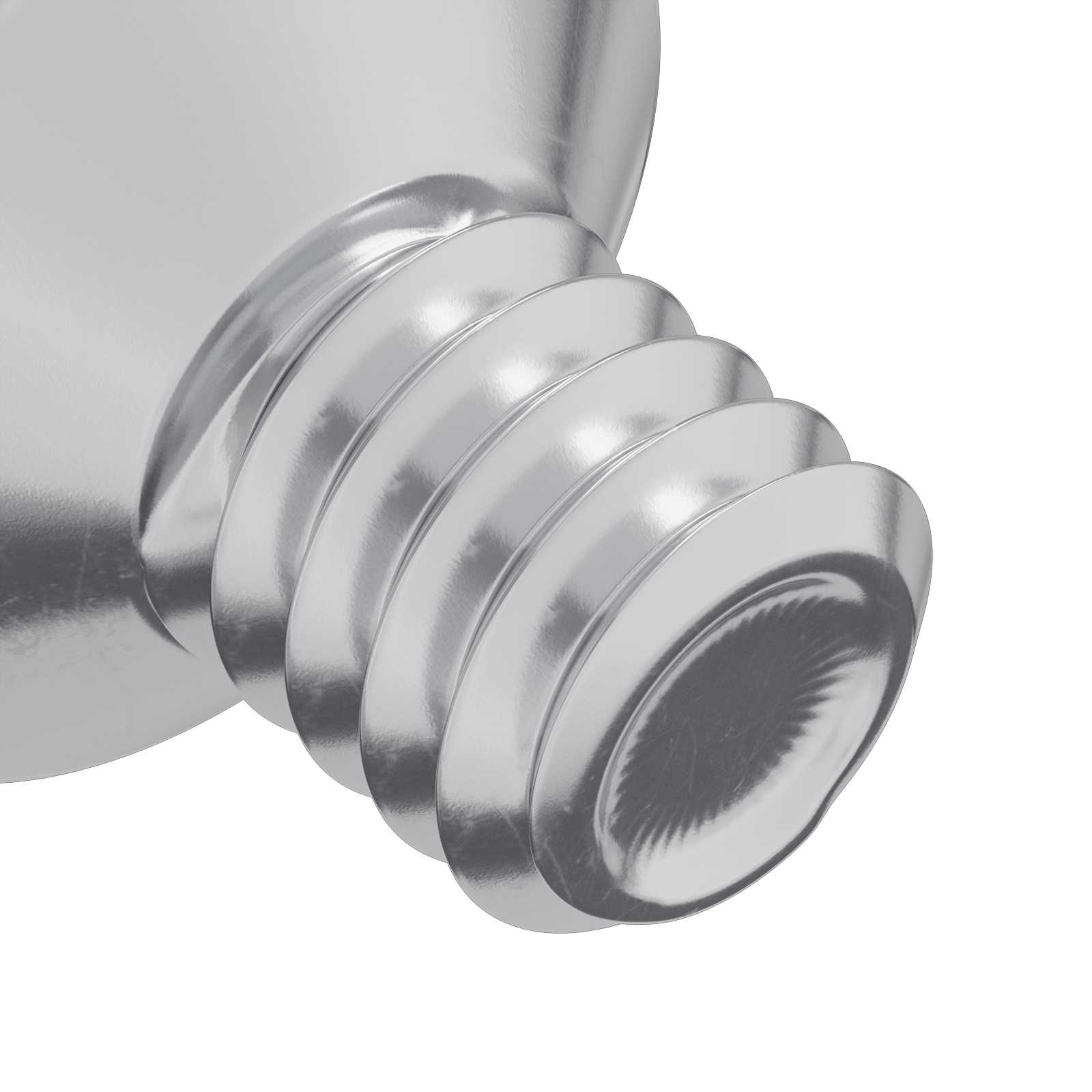 vidaXL Verzonken schroeven 2 pcs Zilver M4 x 6 mm Staal
