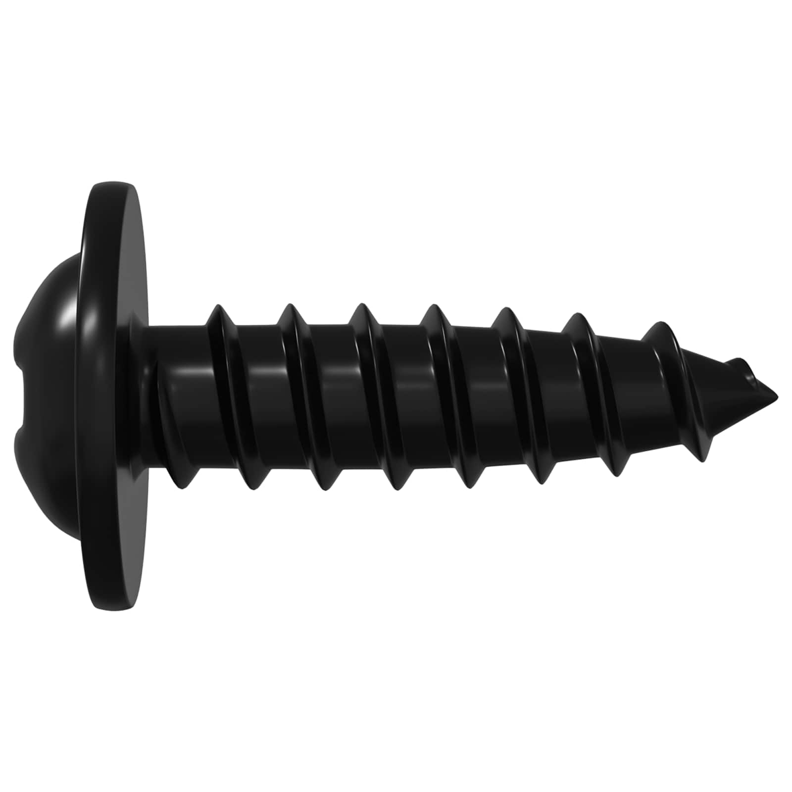 vidaXL Zelftappende Nagel 2 pcs Zwart 3,5 x 12 mm IJzer