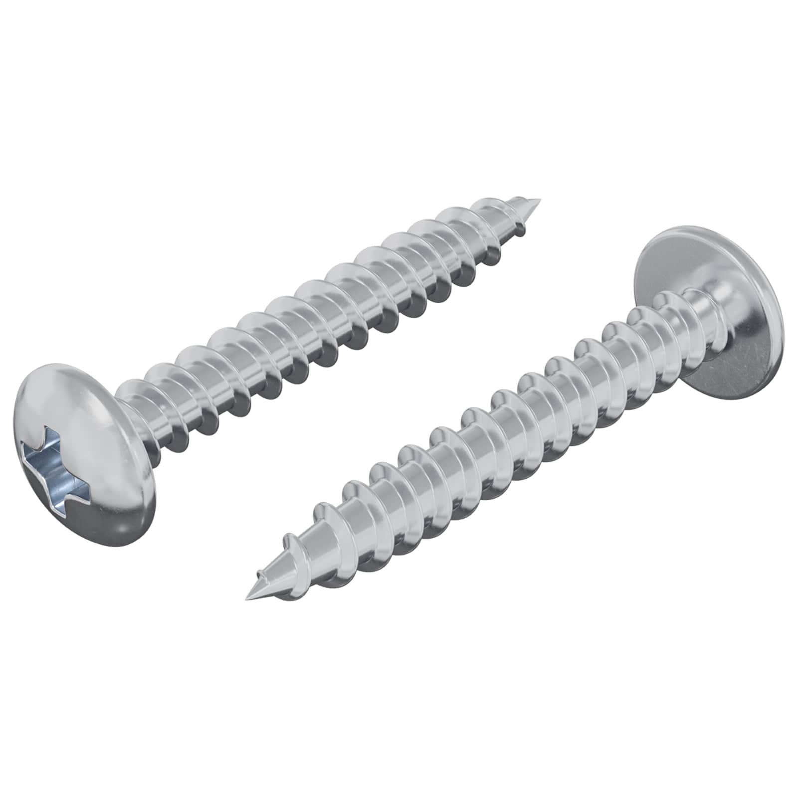 vidaXL Houten Schroef 2 pcs Zilver 8,8 x 31 mm IJzer