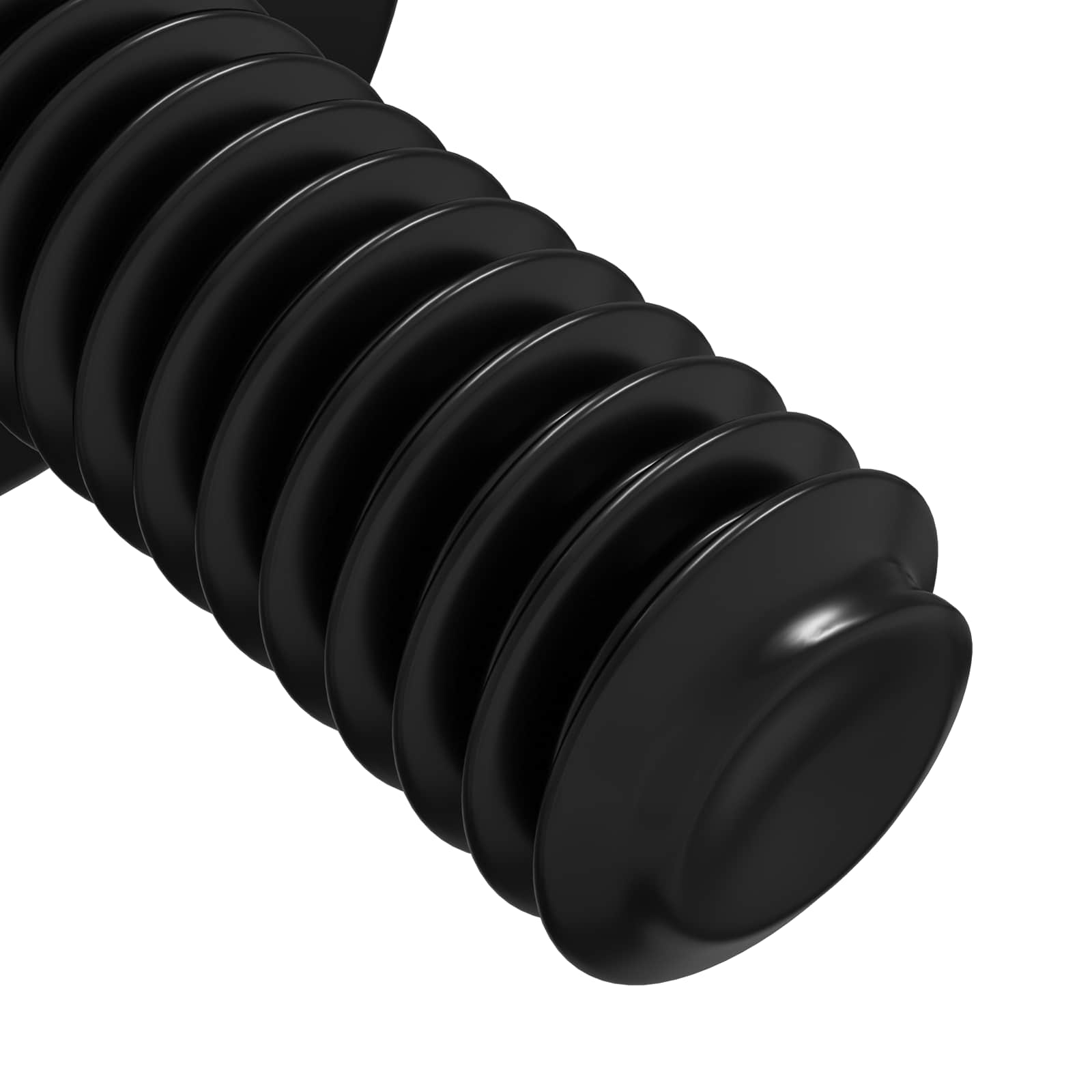 vidaXL Sleeve Schroeven 2 pcs Zwart M4 x 10 mm Staal
