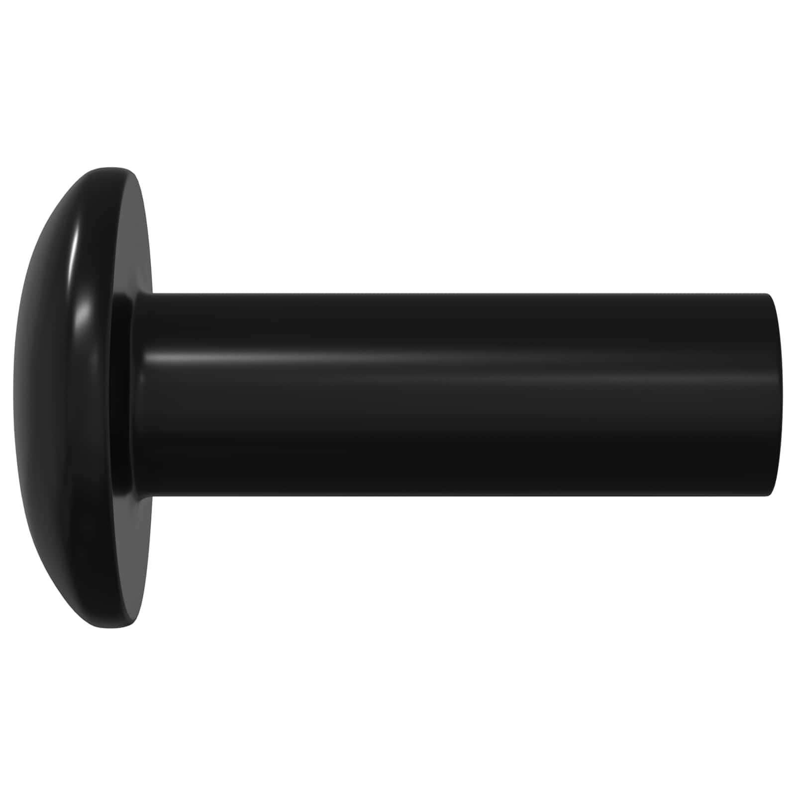 vidaXL Moffenmoeren 2 pcs Zwart M4 x 14,5 mm IJzer
