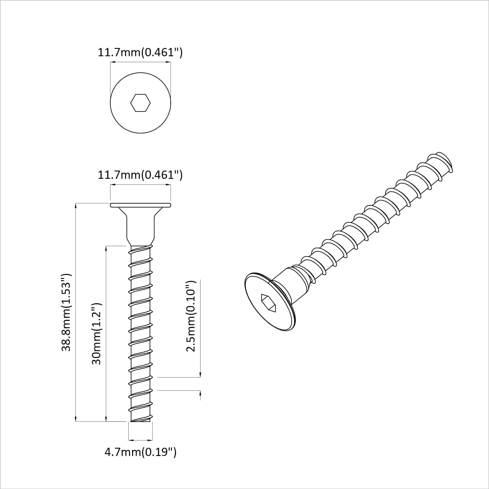 vidaXL Socket cap head schroef 2 pcs Zwart M5 x 40 mm IJzer