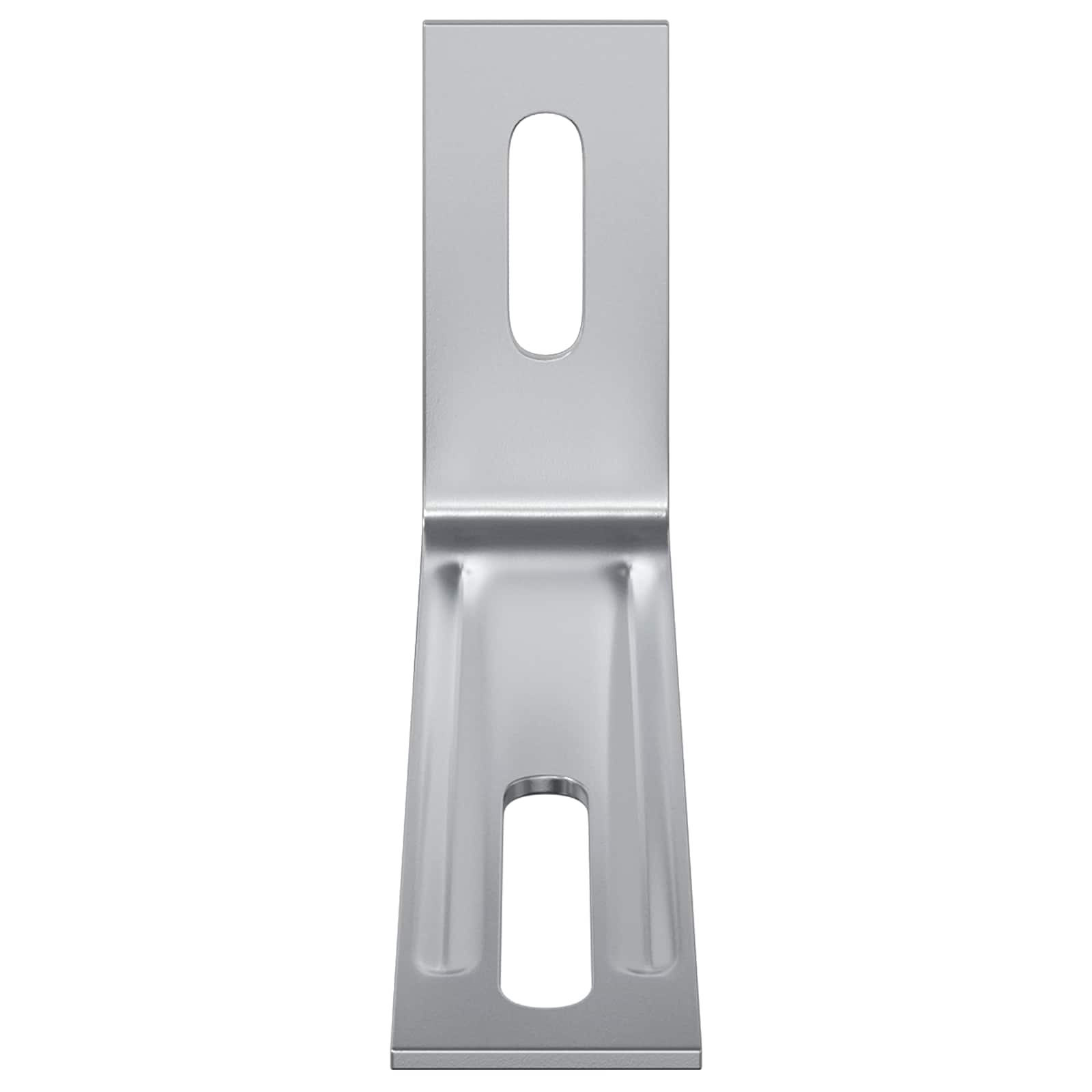 vidaXL Anti Tip Beugel Effen 2 pcs Zilver 74,5 x 15 x 32 mm IJzer
