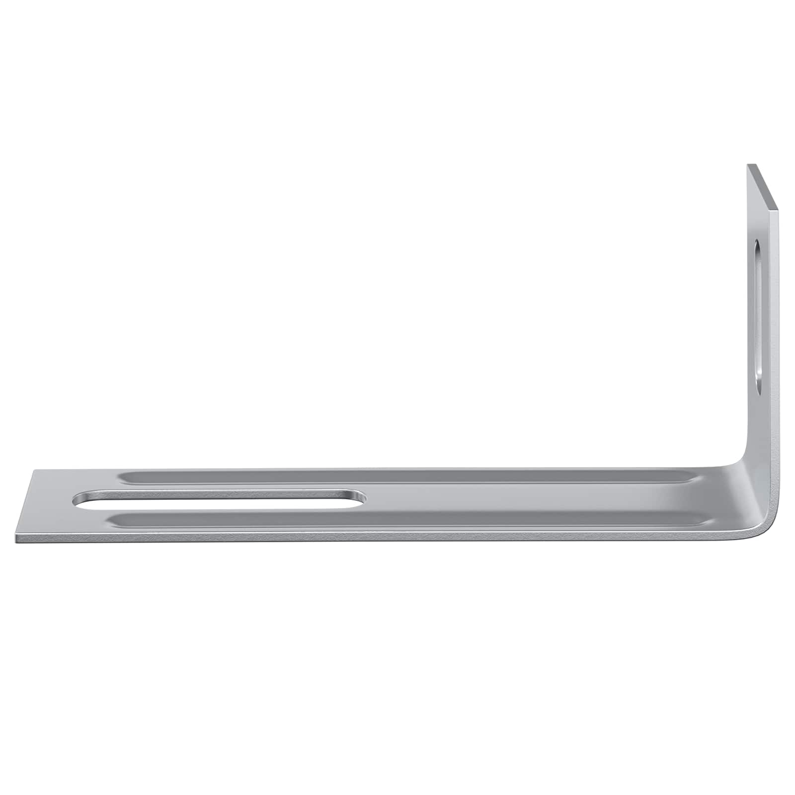vidaXL Anti Tip Beugel Effen 2 pcs Zilver 74,5 x 15 x 32 mm IJzer