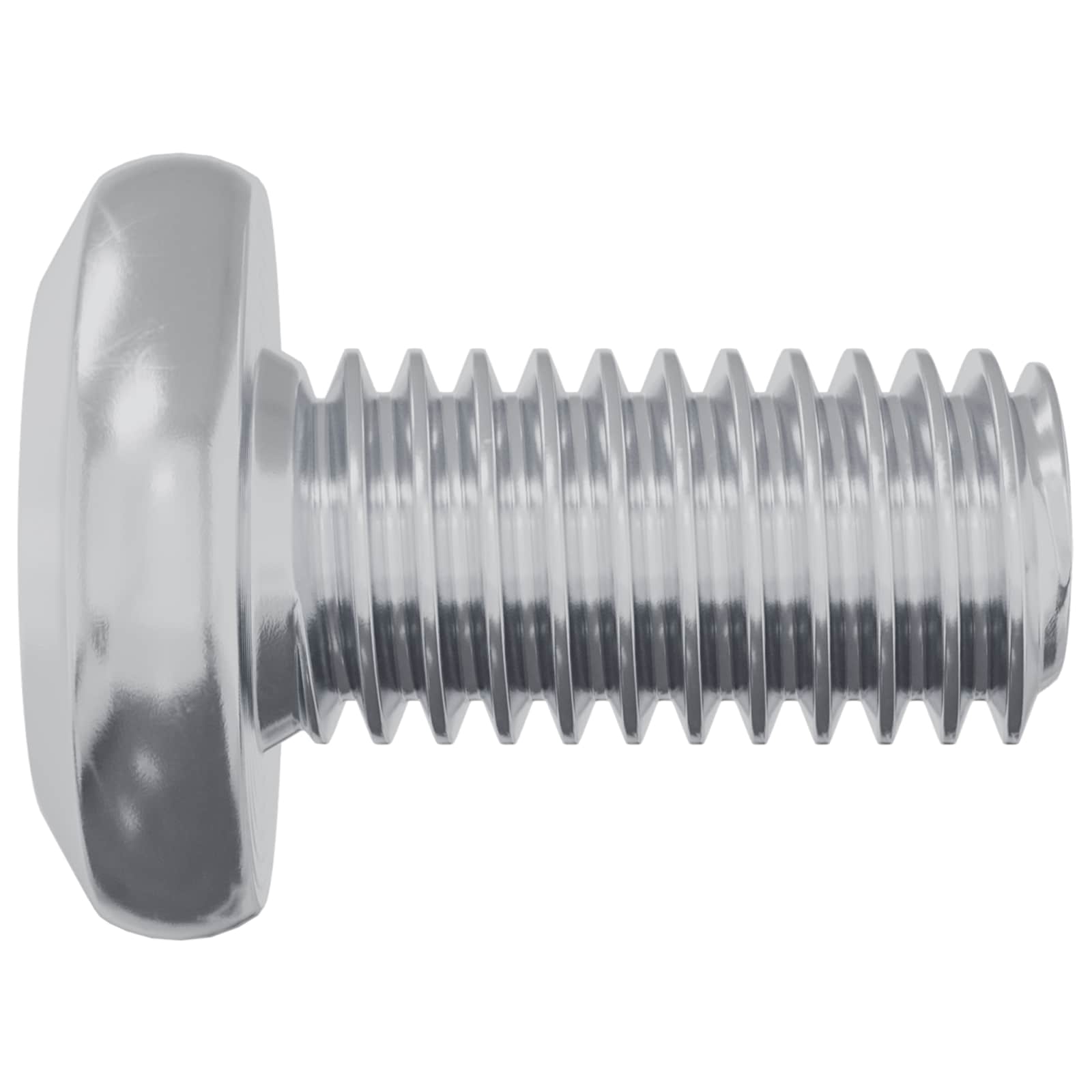 vidaXL Slotschroef Effen 2 pcs Zilver M6 x 12 mm Staal