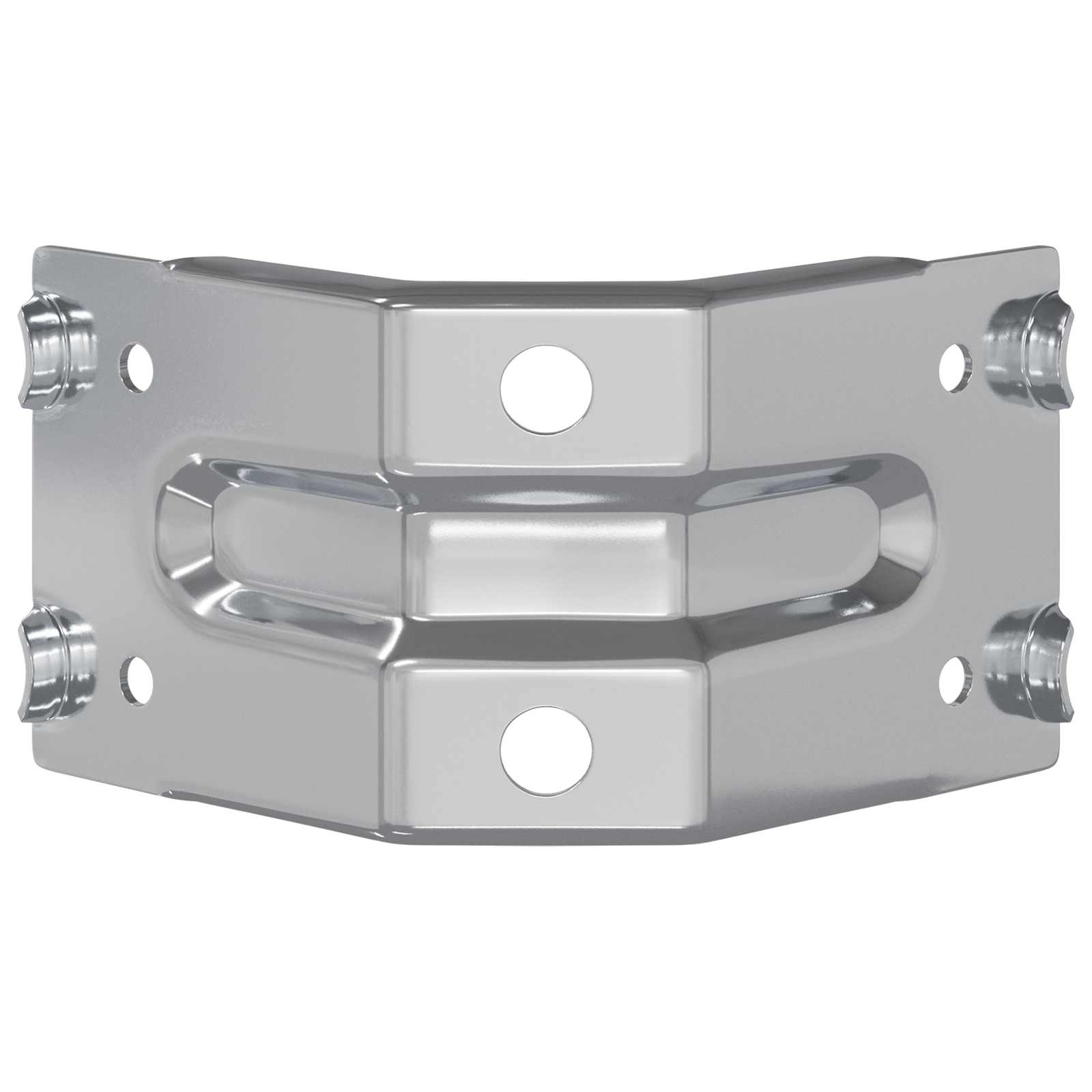 vidaXL Beugel 2 pcs Verzinkt 106 x 55 x 1,5mm Staal