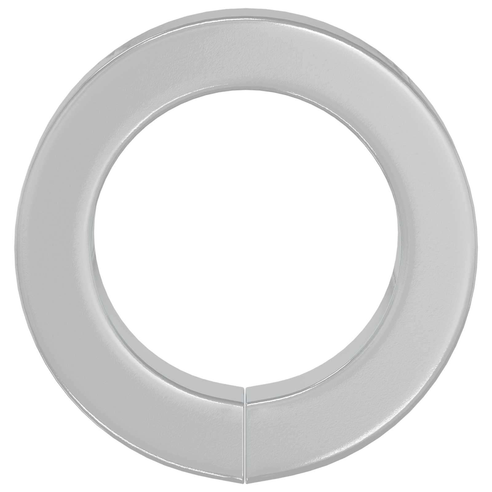 vidaXL Veer Washer 2 pcs Wit 13 x 1 mm IJzer