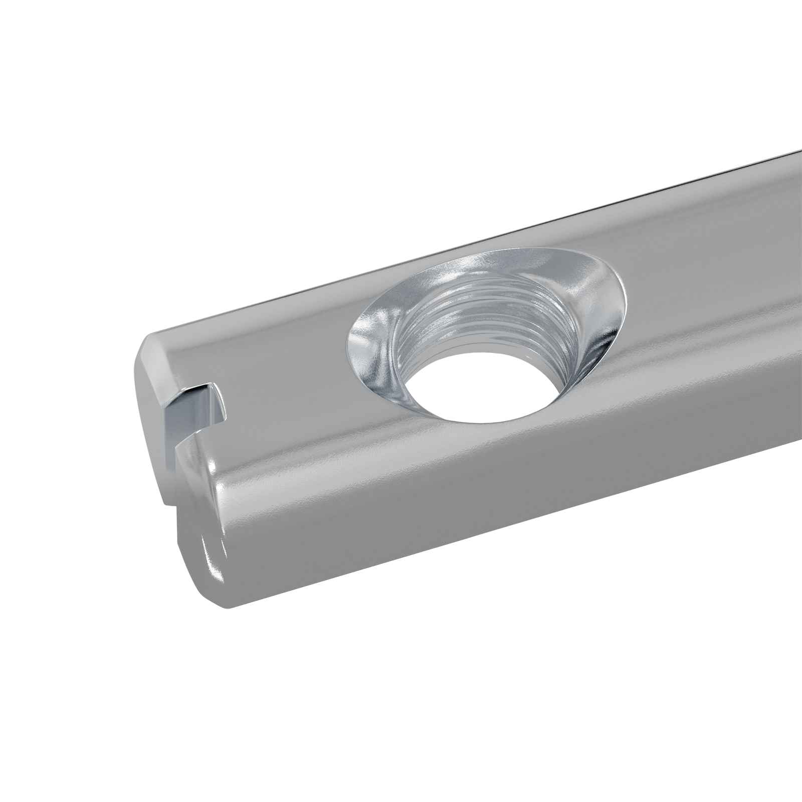 vidaXL Moer 2 pcs Verzinkt 60 x 12 mm IJzer