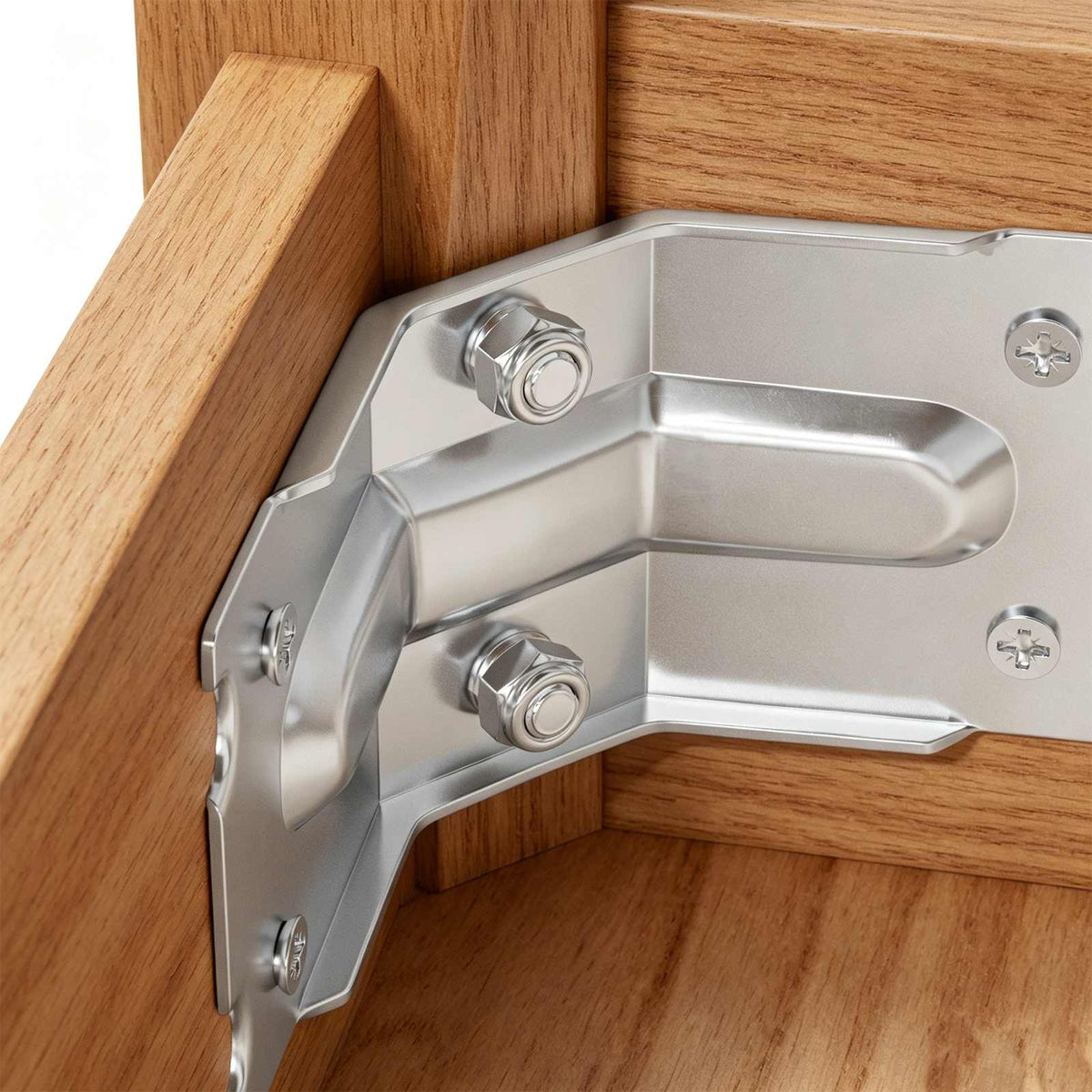 vidaXL Moer 2 pcs Zilver M6 x 10 mm IJzer
