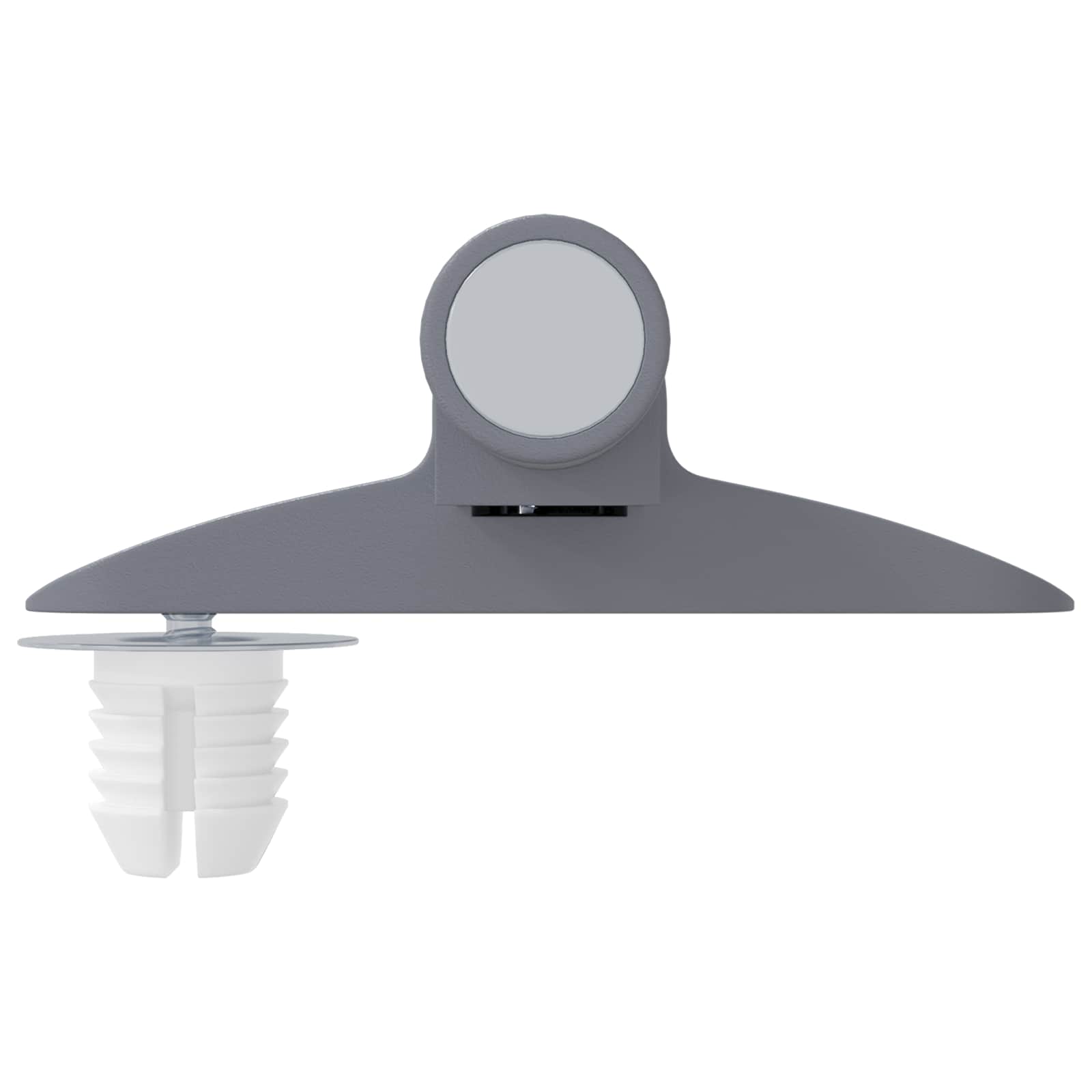 vidaXL Zachte Sluitdempers 2 pcs Grijs 125 x 47 x 15 mm PP